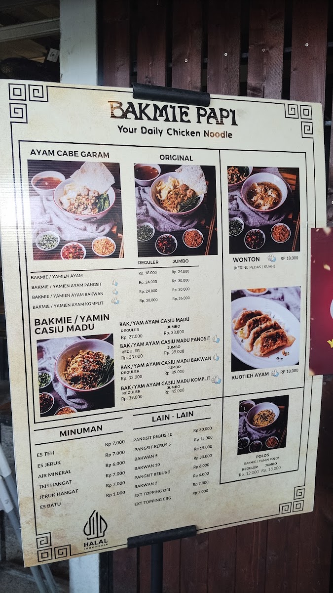 Bakmie Papi Photo Menu 4