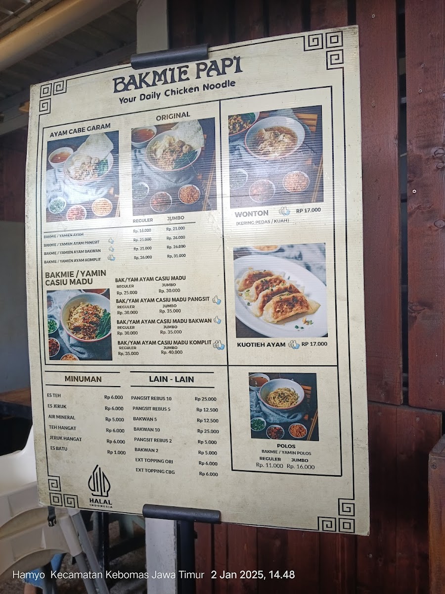 Bakmie Papi Photo Menu 8