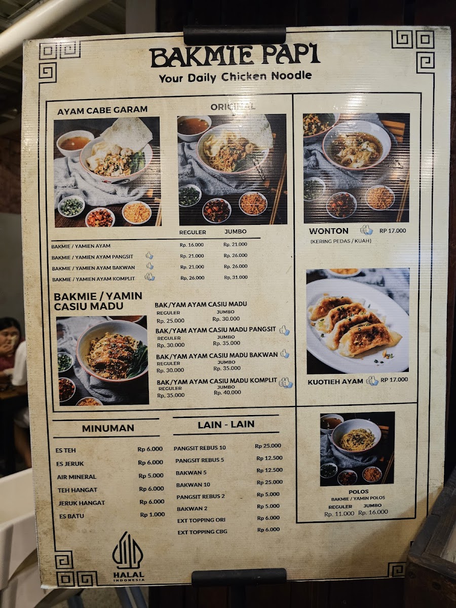 Bakmie Papi Photo Menu 9