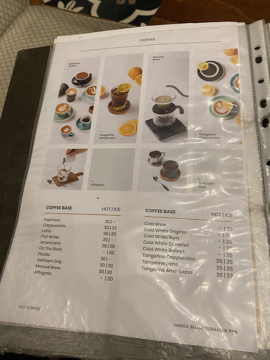Ost Coffee MERR Photo Menu 1