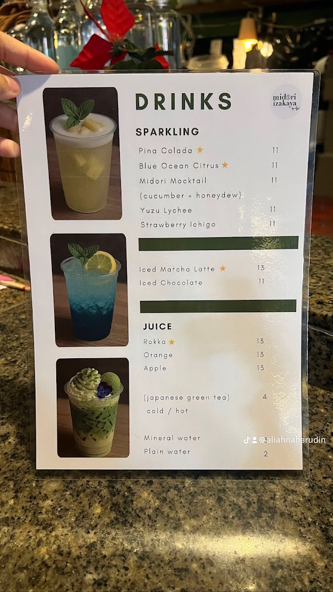 Midori Izakaya by Azri Photo Menu 6