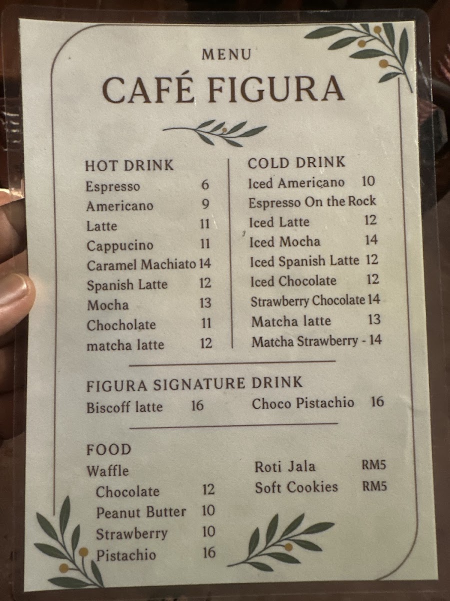 Cafe Figura Photo Menu 1