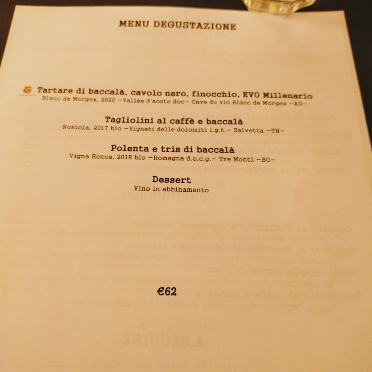 Osteria Le Servite Photo Menu 6