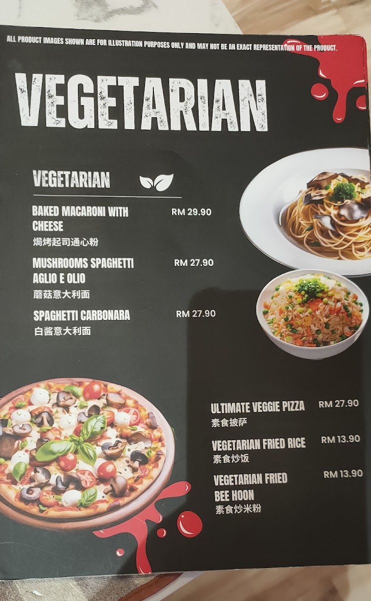 Dive Cafe & Grill Photo Menu 2