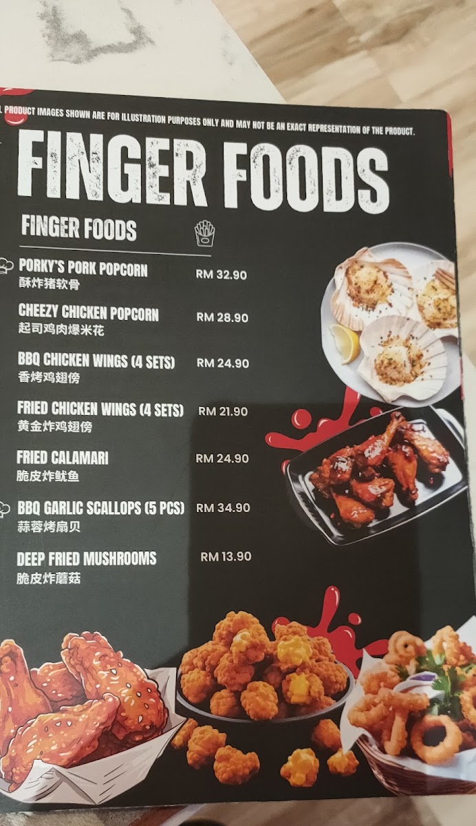 Dive Cafe & Grill Photo Menu 8