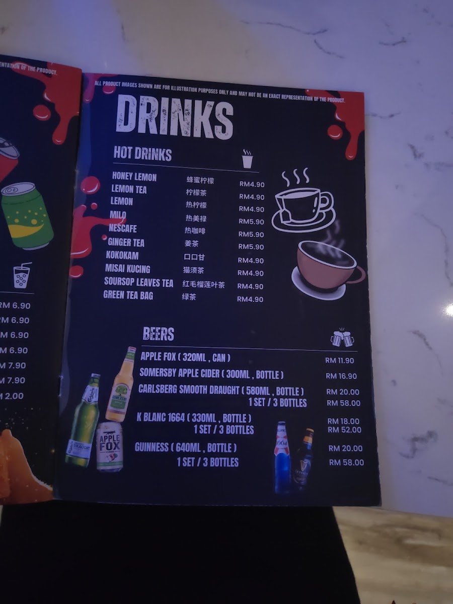Dive Cafe & Grill Photo Menu 9