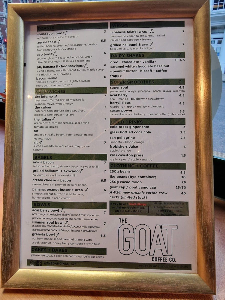 theGOAT Photo Menu 3