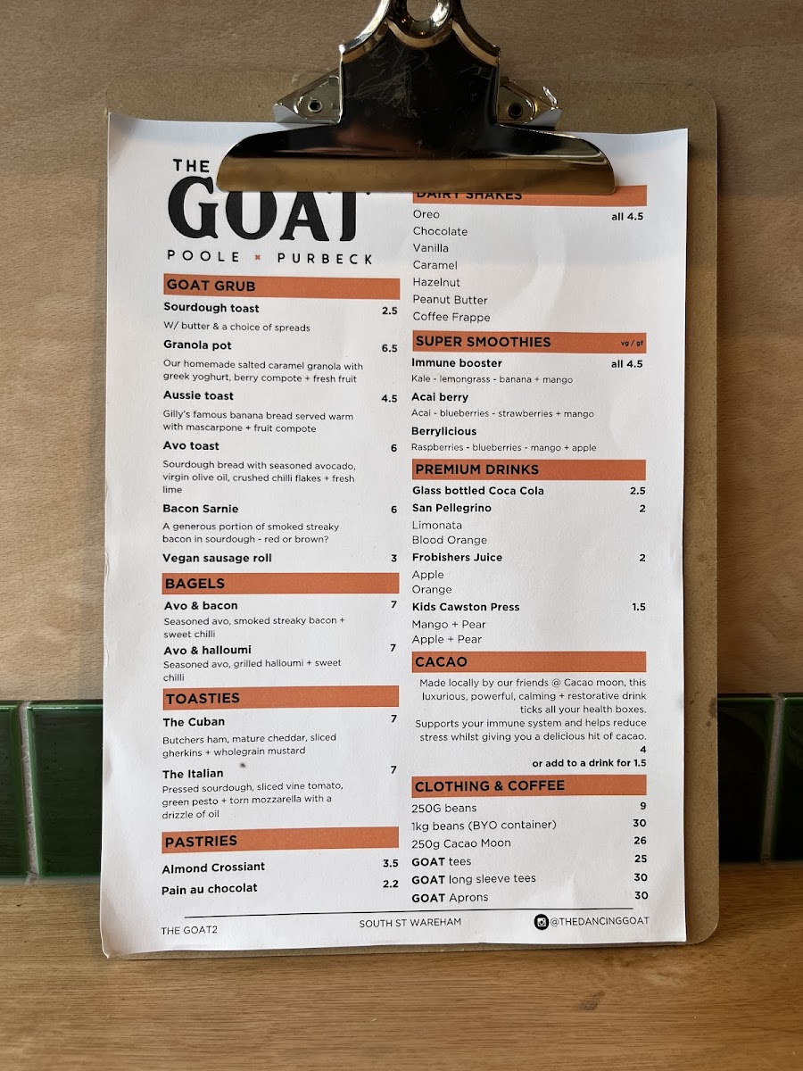 theGOAT Photo Menu 4