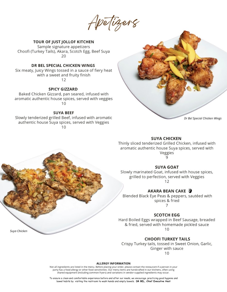 Just Jollof Kitchen Photo Menu 3