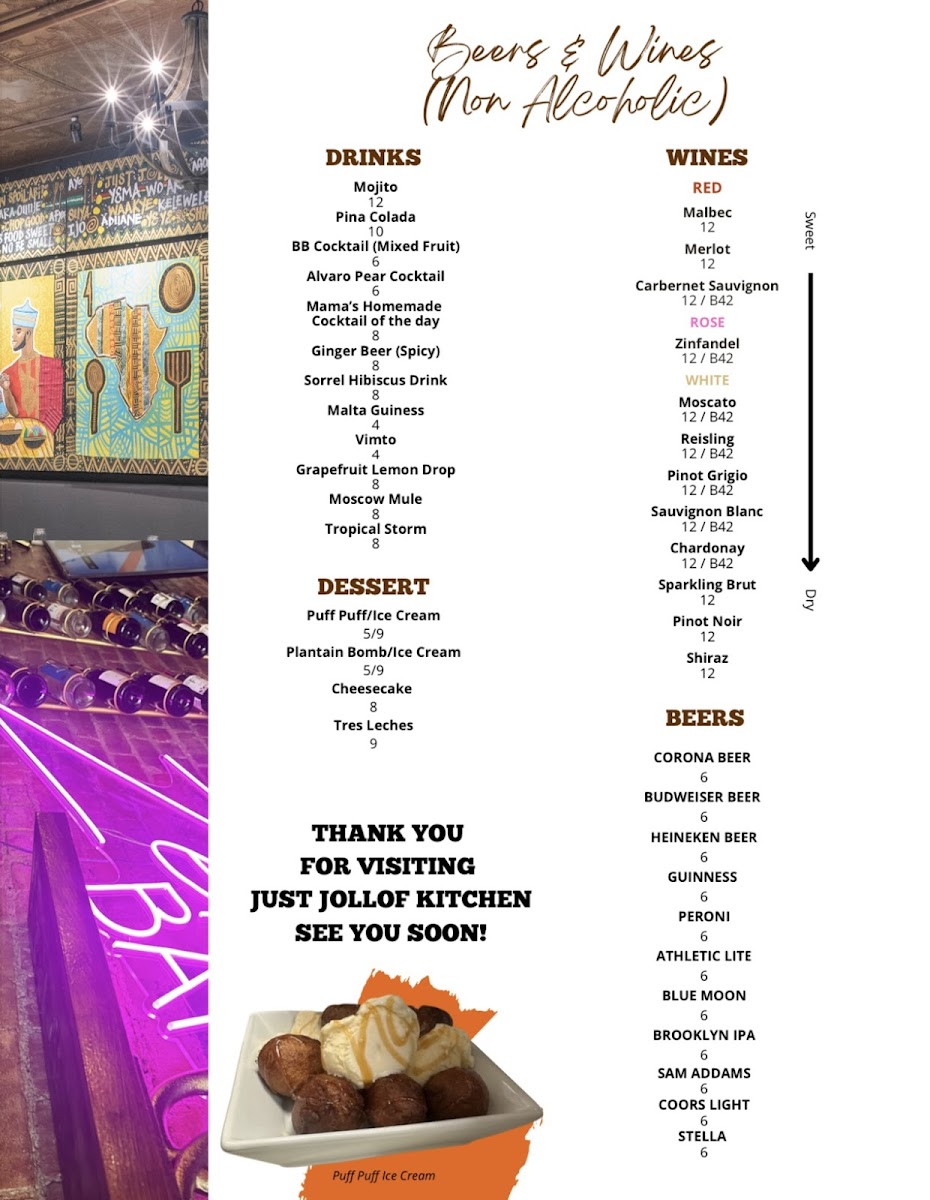 Just Jollof Kitchen Photo Menu 5