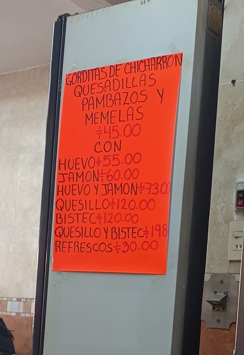 Las Memelas De Quito, Lindavista Photo Menu 2
