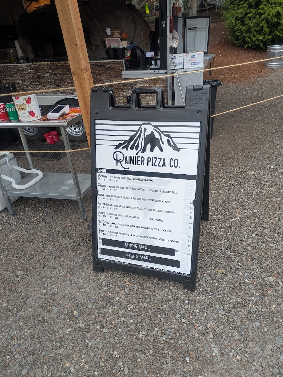 Rainier Pizza Co Photo Menu 1