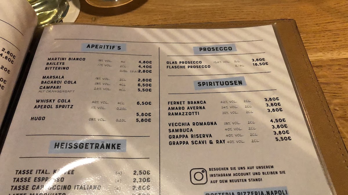 Osteria e Pizzeria Napoli Photo Menu 5