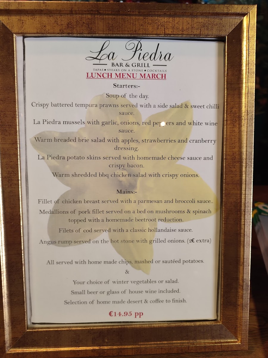 La Piedra Bar & Grill Photo Menu 6