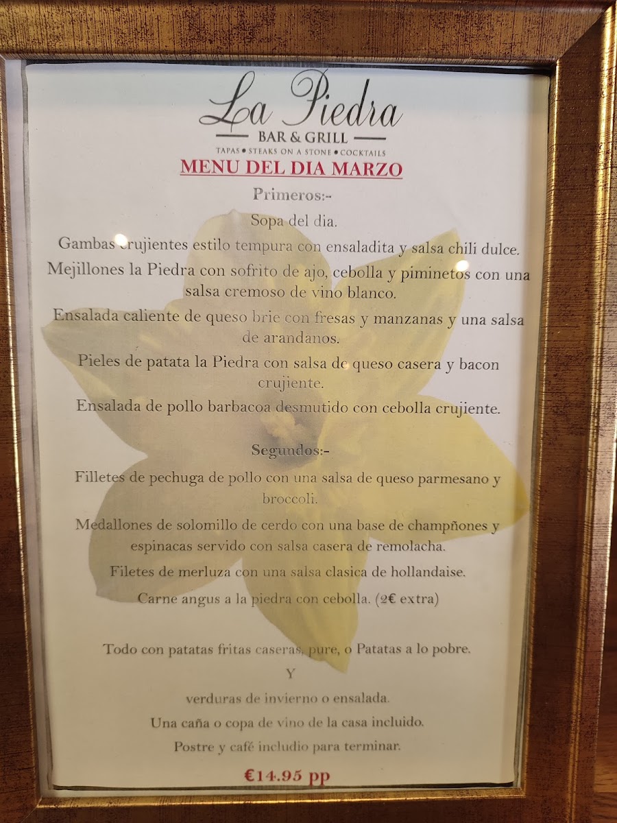 La Piedra Bar & Grill Photo Menu 8