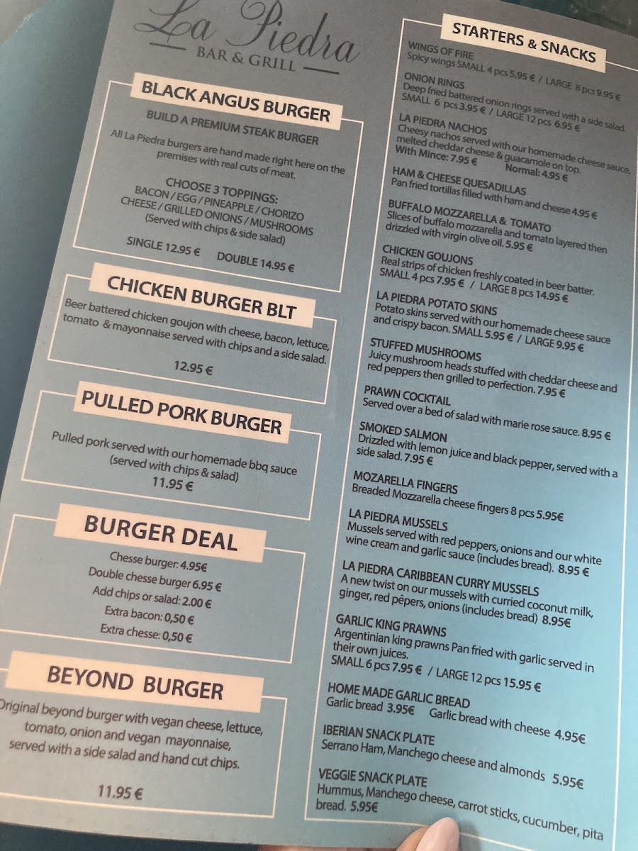 La Piedra Bar & Grill Photo Menu 9
