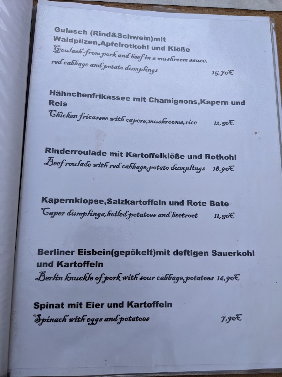 Cafe am Petriplatz Photo Menu 1