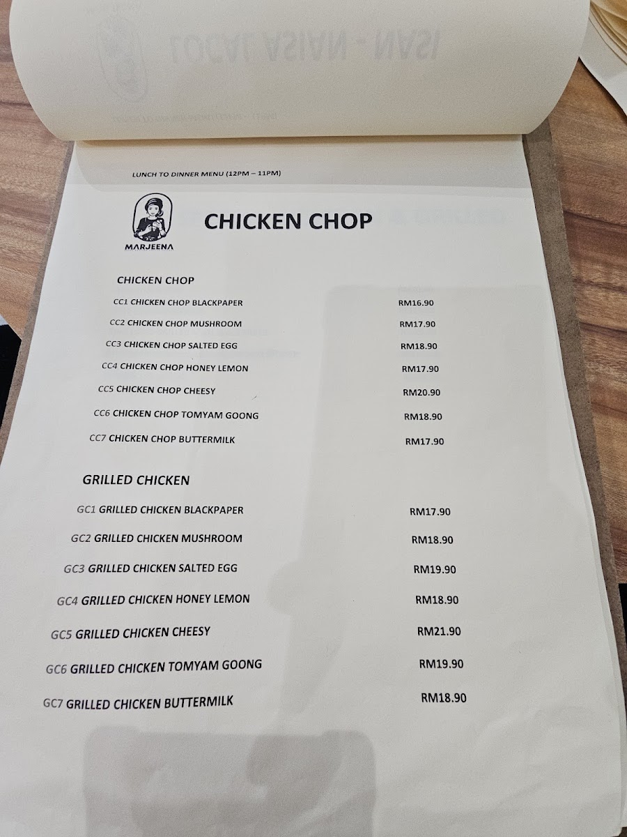 Marjeena Cafe Parit Buntar Photo Menu 4