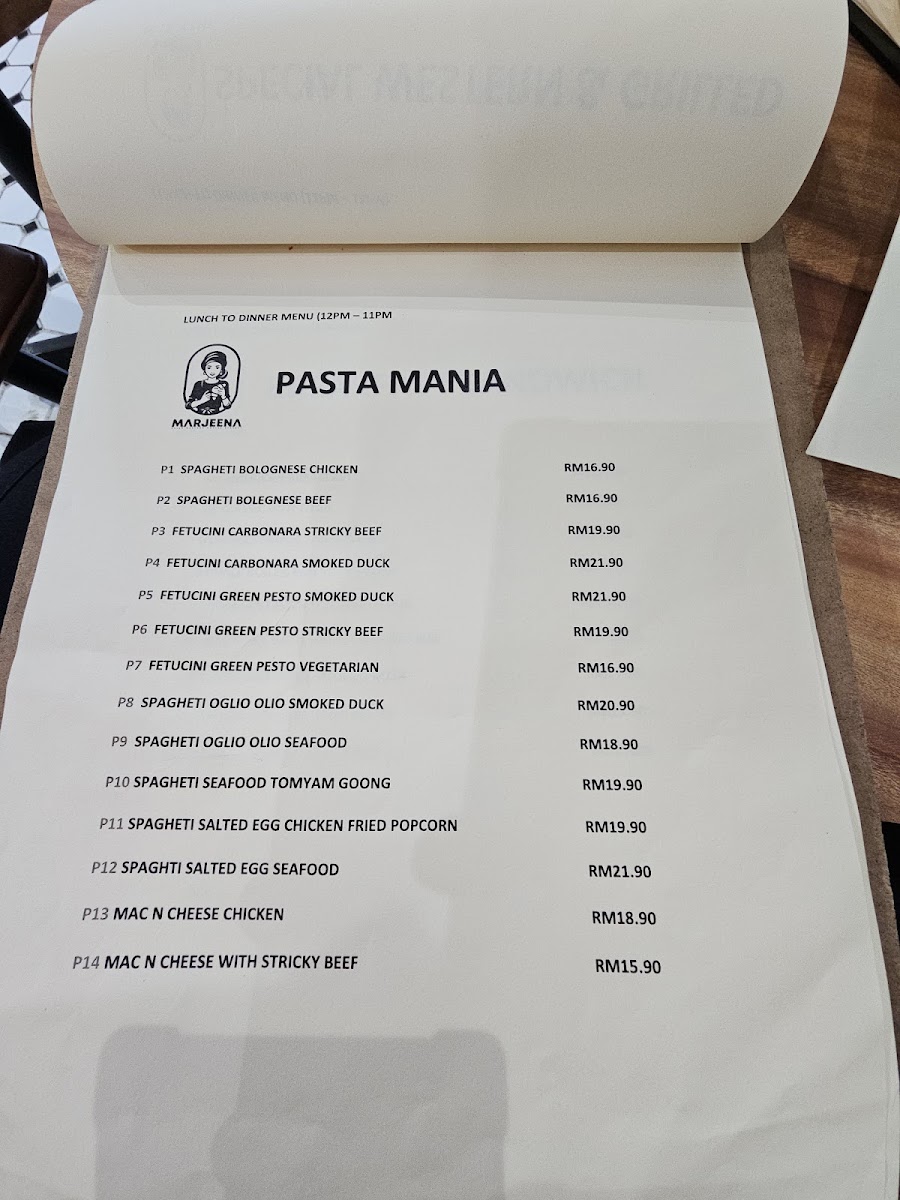 Marjeena Cafe Parit Buntar Photo Menu 6