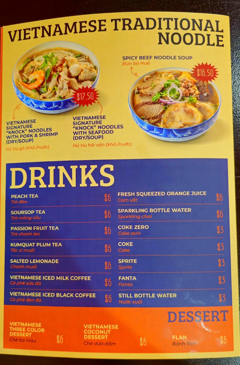 Vietfull Vietnamese Street Foods Photo Menu 8