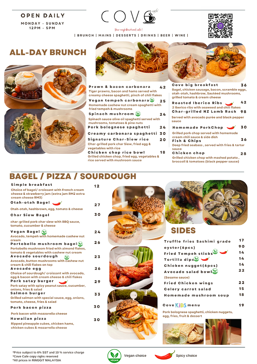 Cove Cafe Senibong Photo Menu 2