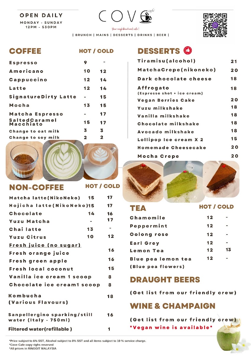 Cove Cafe Senibong Photo Menu 3