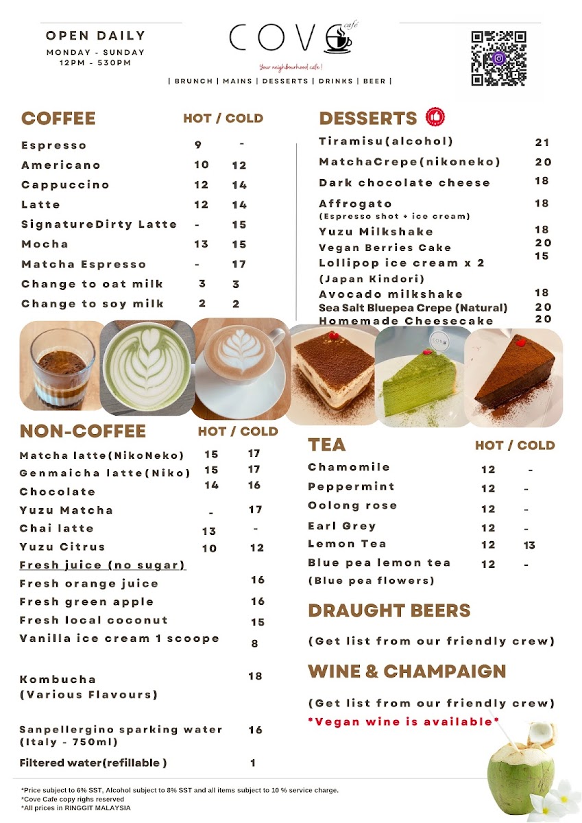 Cove Cafe Senibong Photo Menu 4