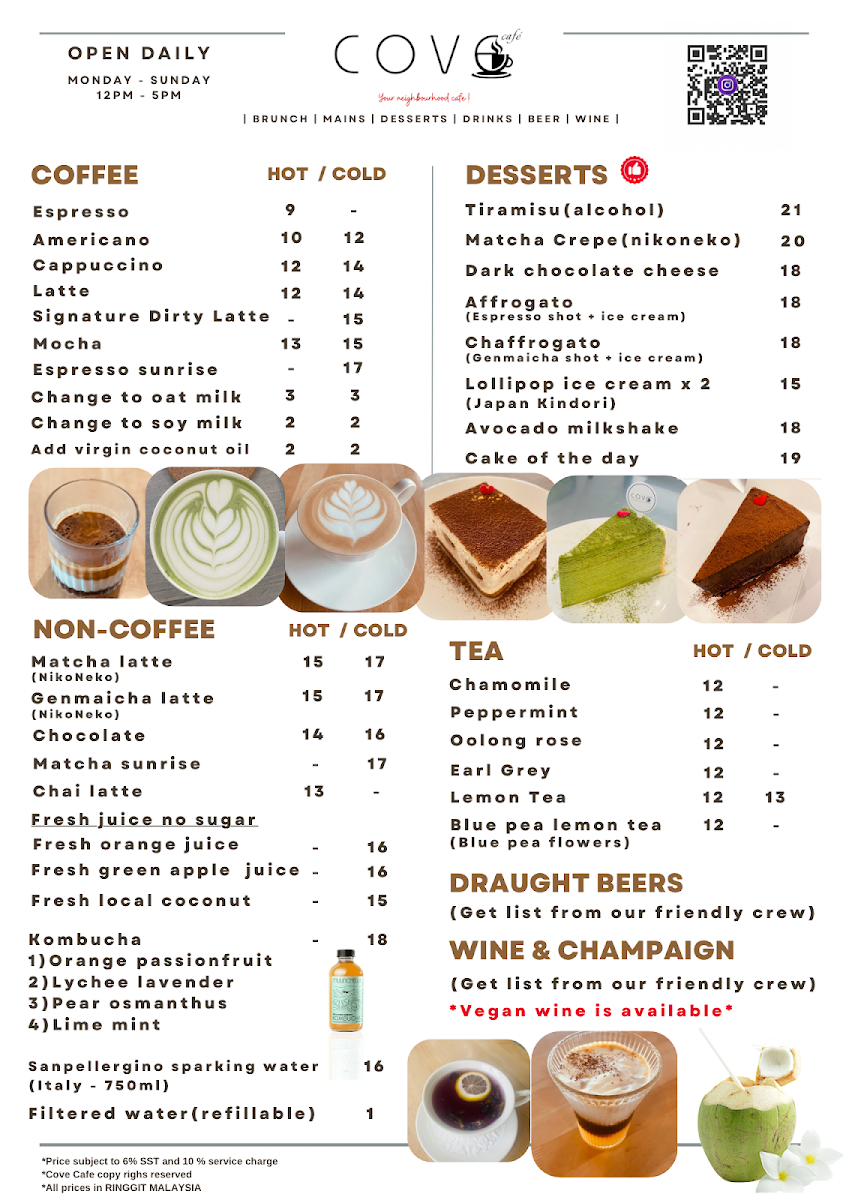 Cove Cafe Senibong Photo Menu 8