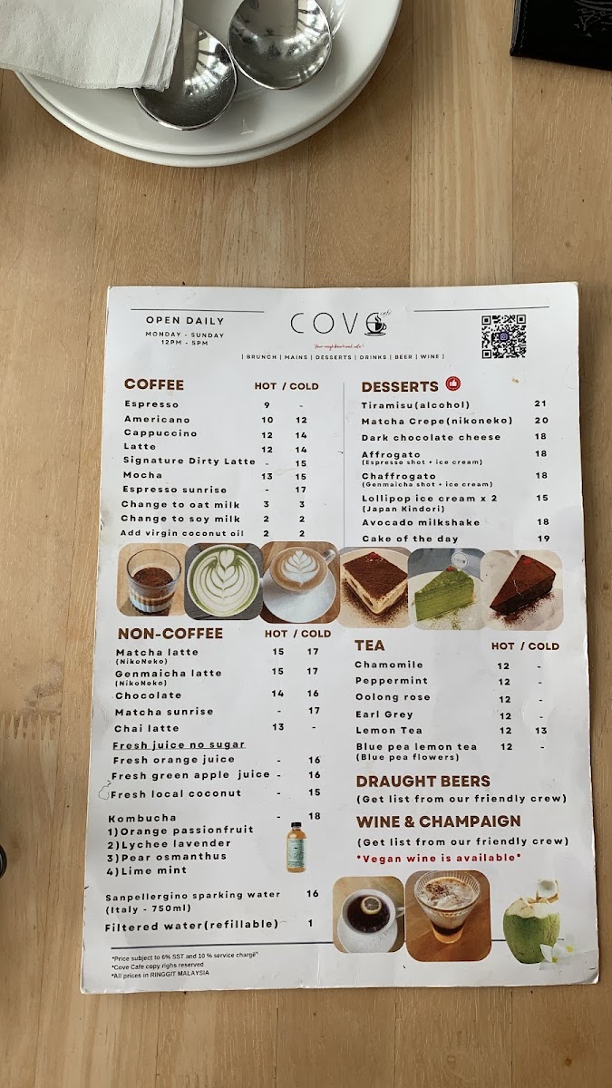 Cove Cafe Senibong Photo Menu 9