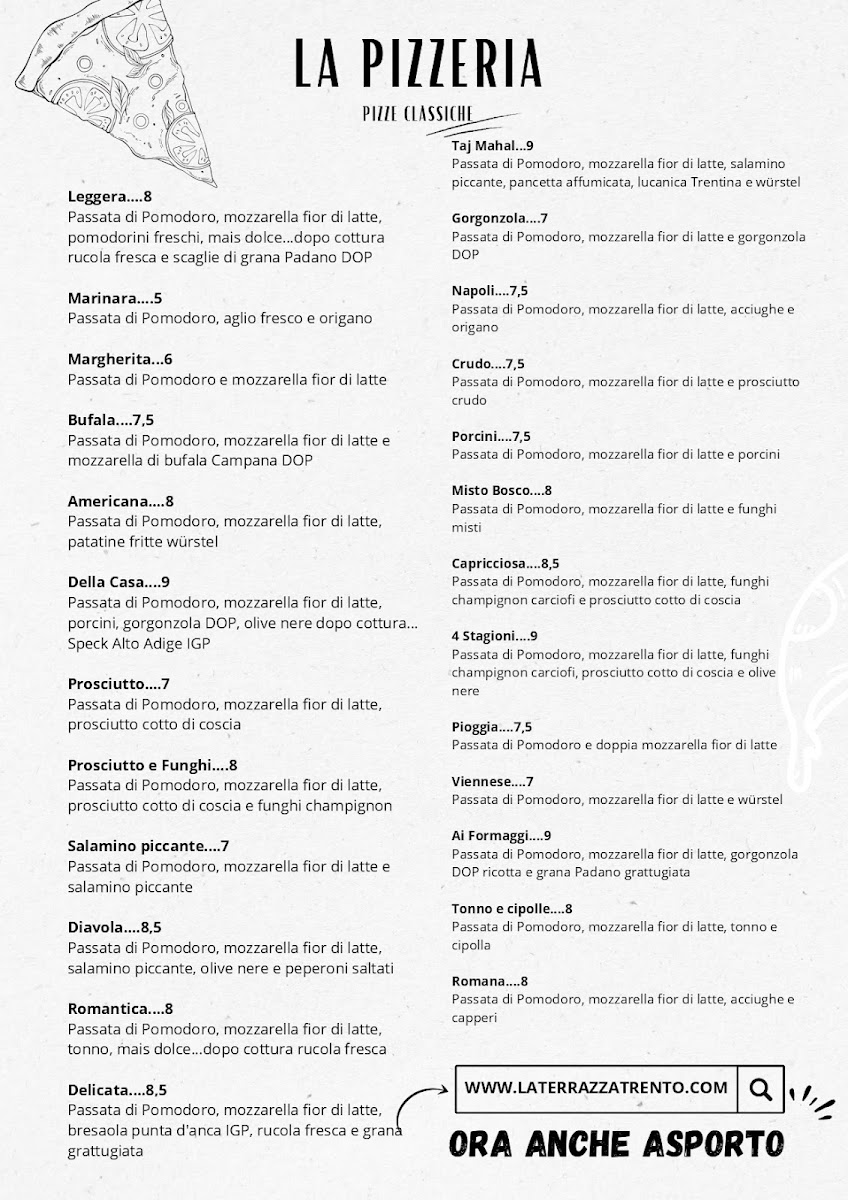 LA TERRAZZA Ristorante Italiano, Indiano e Pizzeria Photo Menu 6