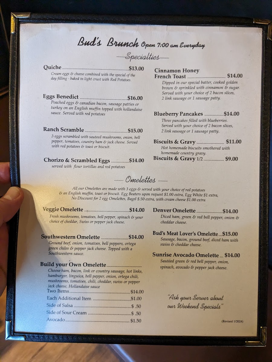 Bud's Pub & Grill Photo Menu 3