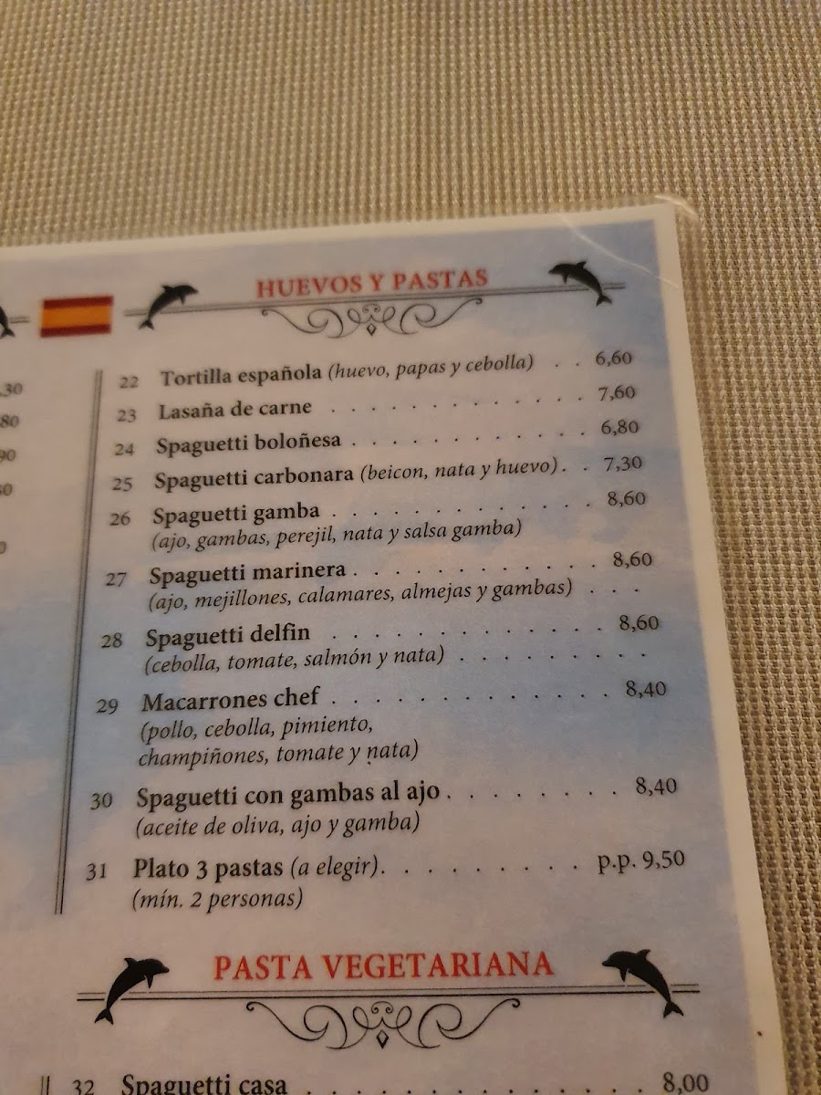 Restaurante Los Delfines Photo Menu 4