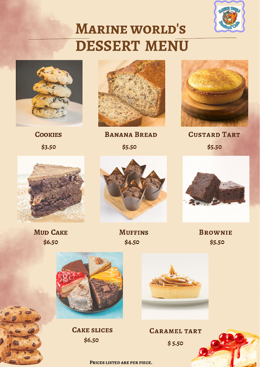 Marine World Seafood Cafe Photo Menu 7