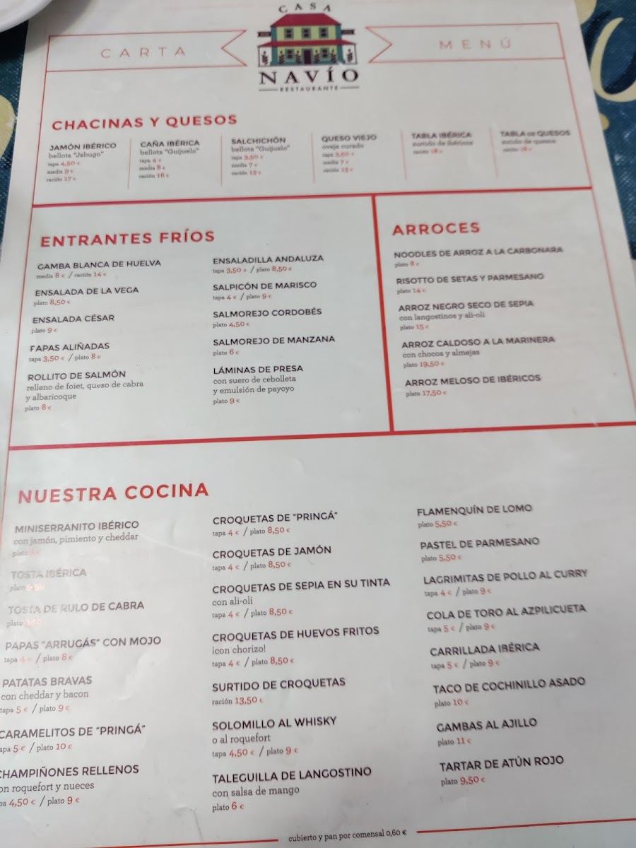 Restaurante CASA NAVIO Photo Menu 5