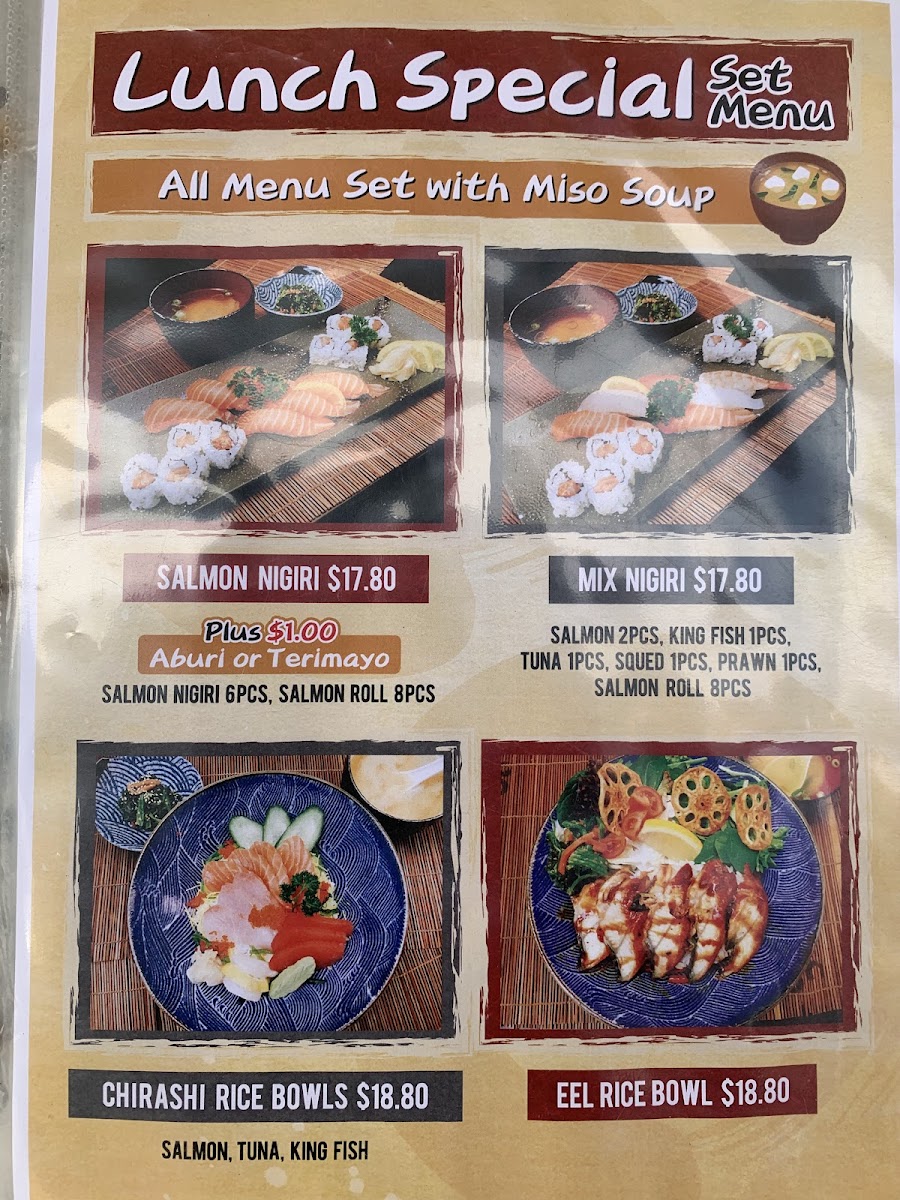 Sushi Dining Den Vaucluse Photo Menu 7