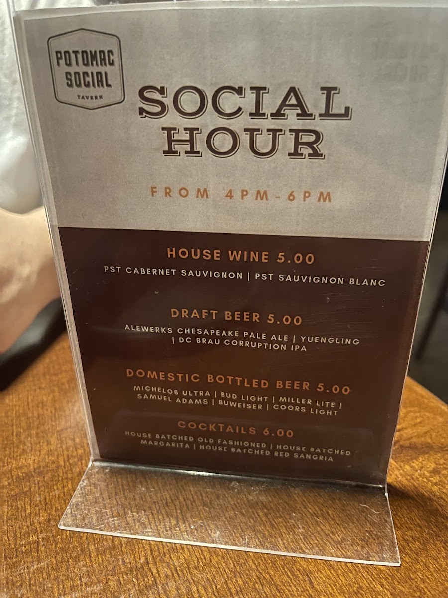 Potomac Social Tavern Photo Menu 5