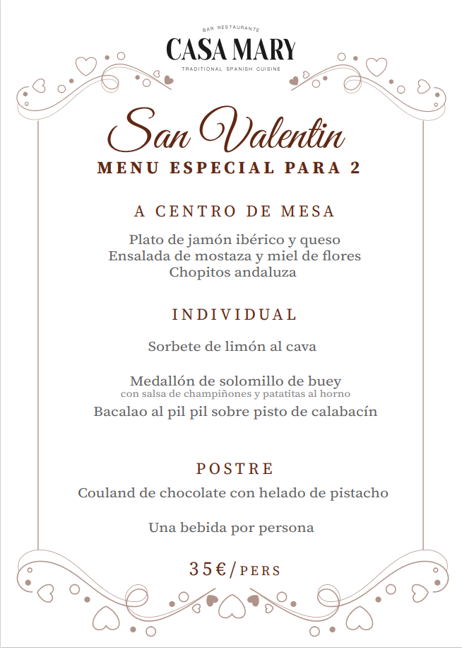 Restaurant Casa Mary Photo Menu 9