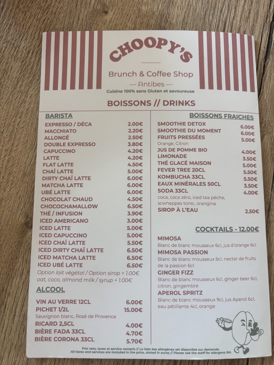 Choopy's Brunch & Coffee shop Photo Menu 4