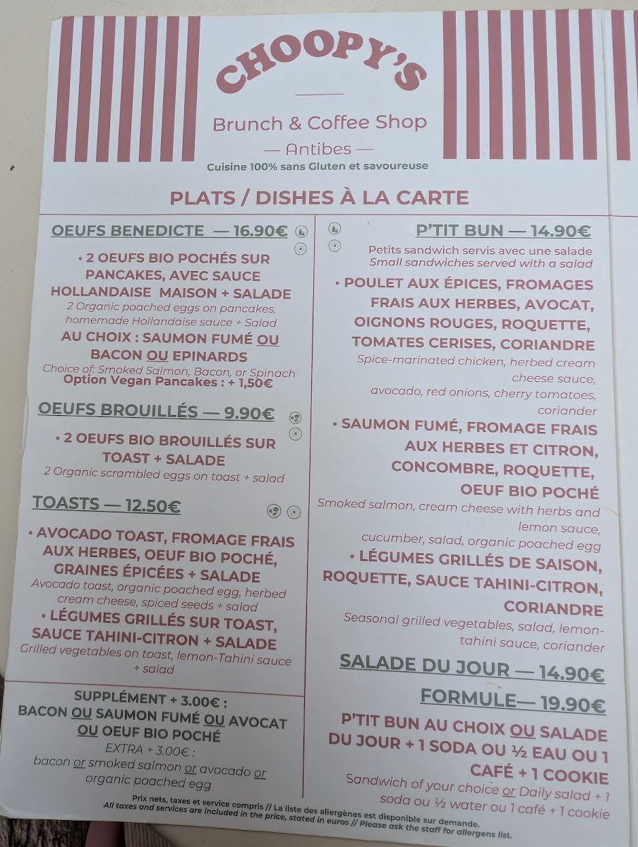 Choopy's Brunch & Coffee shop Photo Menu 8