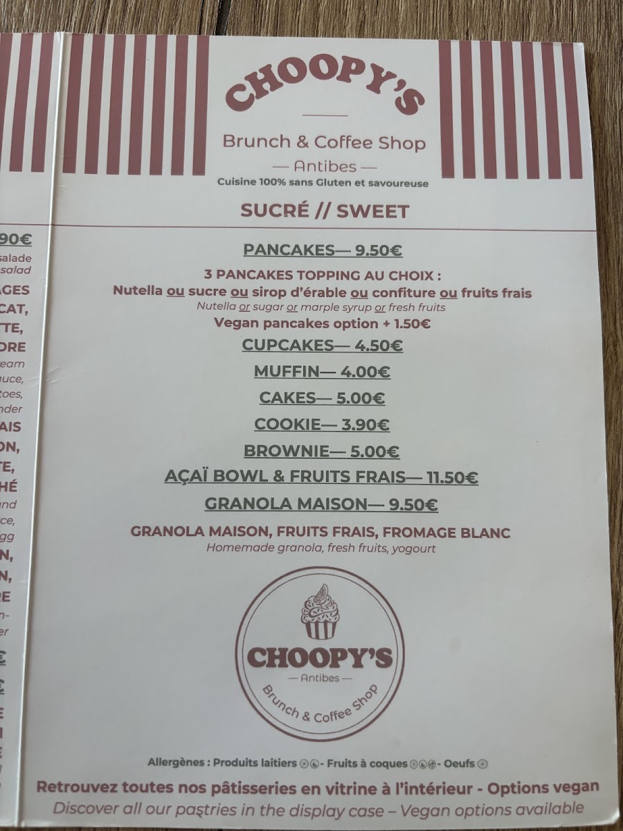 Choopy's Brunch & Coffee shop Photo Menu 9