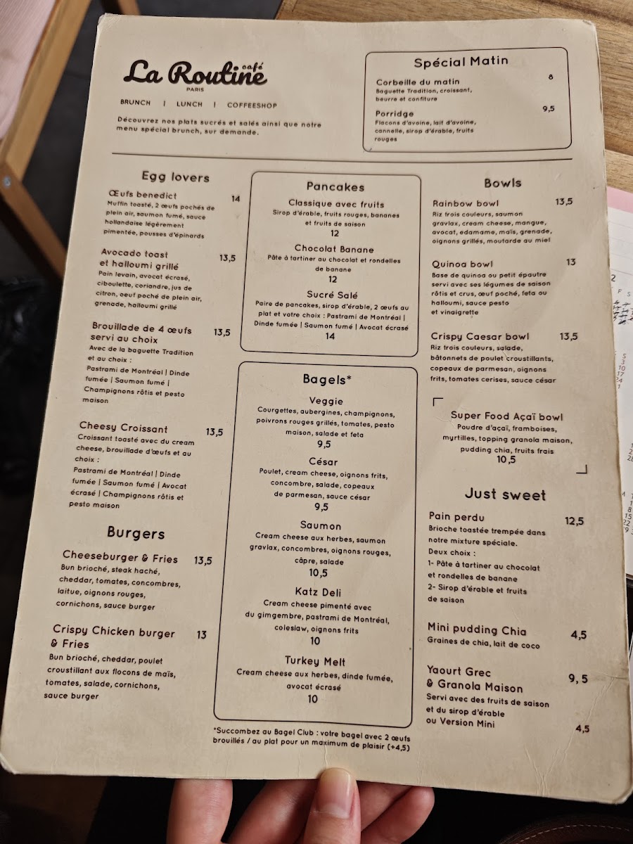 La Routine Café Photo Menu 2
