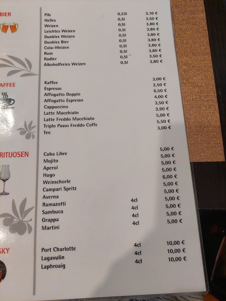 Amici Miei Restaurant Photo Menu 8