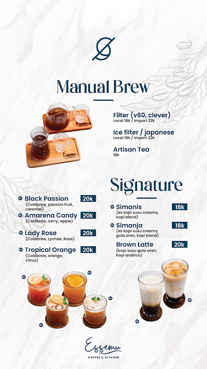 Essemu Coffee & Kitchen Photo Menu 1