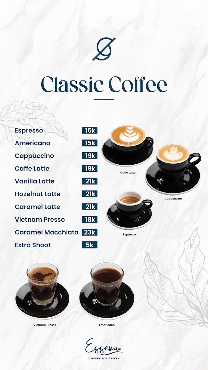 Essemu Coffee & Kitchen Photo Menu 9