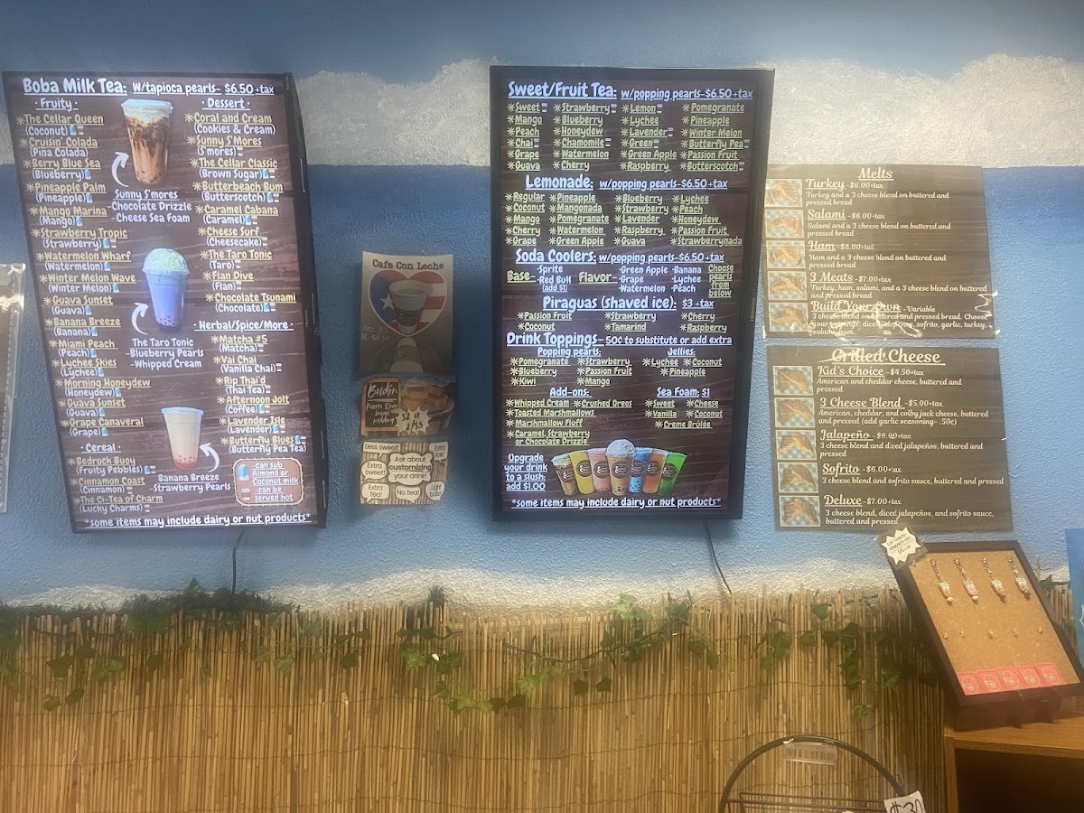 The Coconut Cellar Photo Menu 1