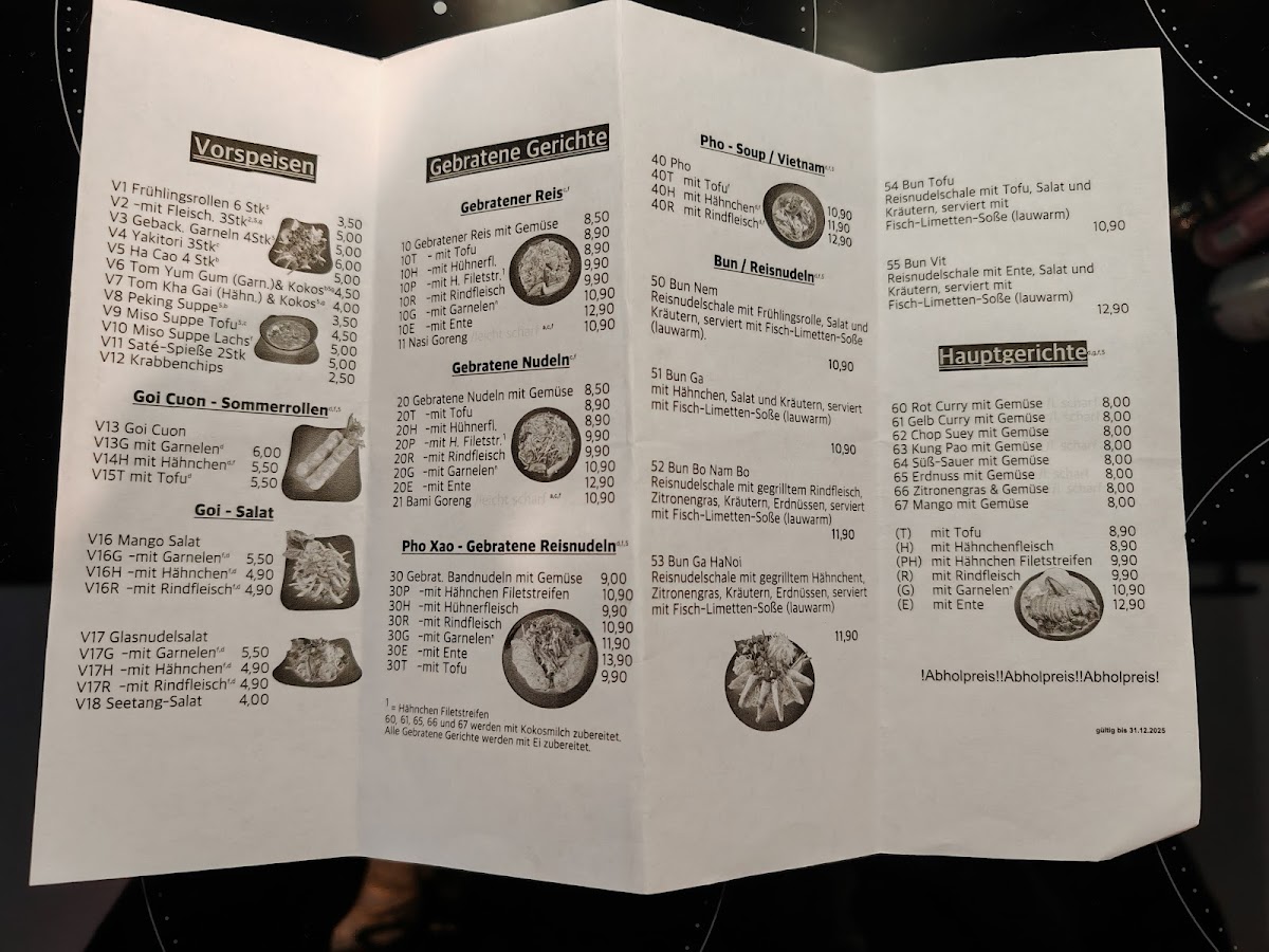 Sushi & Thai Wok Photo Menu 2