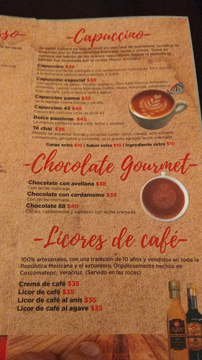 Café 88 Cafetería sucursal carretera Photo Menu 10