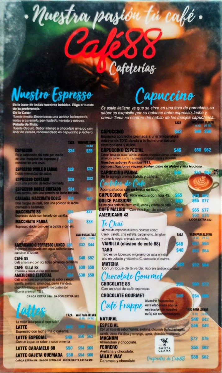 Café 88 Cafetería sucursal carretera Photo Menu 5