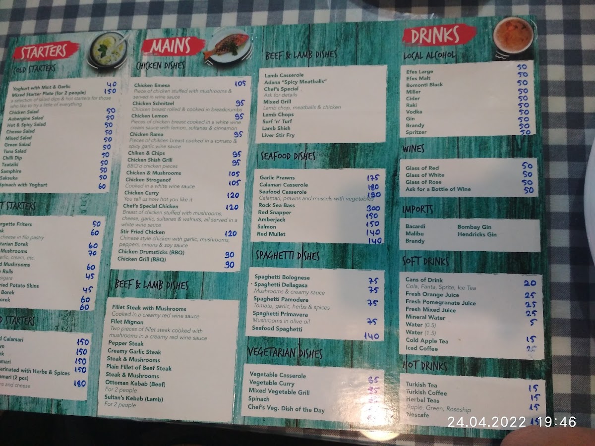 Oztoklu Restaurant Photo Menu 7