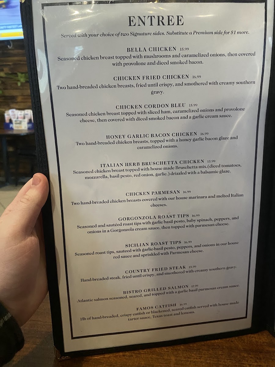 Famos Italian Smokehouse Photo Menu 2